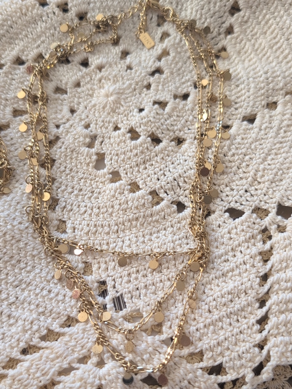 Vintage Gold Toned 1928 Necklace & Bracelet Set Signed  Estate Lot Quiet Luxury